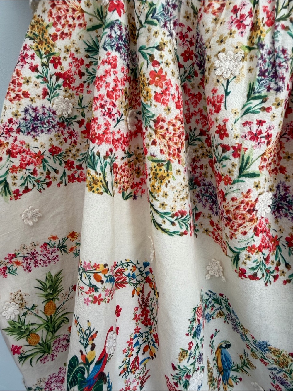 FARM Rio Delicate forest Scarves Square-Neck Top - Picture 7 of 10